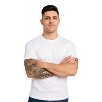 Camisetas Masculinas Básicas Slim Fit Algodão Premium TRV