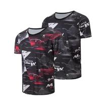 Camisetas Masculinas De Secagem Rápida Com Gradiente, Pacote Com 4 Peças, Tamanhos Variados, Cores