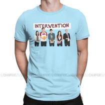 Camisetas masculinas Intervenção Como eu conheci sua mãe T-s de algodão