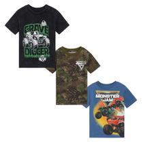 Camisetas Monster Jam Grave Digger El Toro Loco Monster Mutt