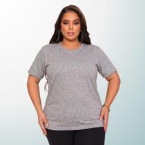 Camisetas Plus Size Feminina G1 Ao G4 Algodão Penteado Premium