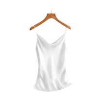 Camisetas Sem Mangas De Seda Satin Preta E Branca Para Mulheres, Verão, Sexy, Alças Finas Camisetas Sem Mangas De Seda Satin Preta E Branca Para Mulheres, Verão, Sexy, Alças Finas
