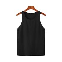 Camisetas Sem Mangas O-neck Em Cor Sólida Para Homens 5XL, Moda Casual De Verão, Roupas De Lazer
