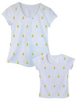 Camisetas Tal Mãe Tal Filha Girassol Kit Com 2 Peças Adulto e Infantil