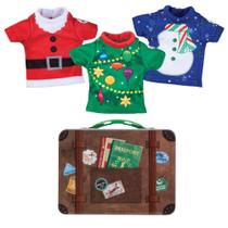 Camisetas The Elf on the Shelf Festa de Natal da Claus Couture Camisetas The Elf on the Shelf Festa de Natal da Claus Couture