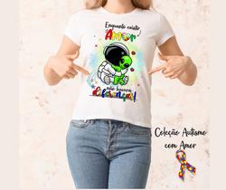 Camisetas Unissex 100% Algodao Autismo com amor Aesthetic Camisetas Unissex 100% Algodao Autismo com amor Aesthetic