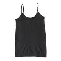 Camisete Básica Alça Fina Preto G Conforto e Elasticidade Basic+