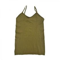 Camisete - Blusa De Alça, Sem Costura, Cor: Oliva Militar, Sem Forro, Tecido: Malharia Circular, Ref Laf641