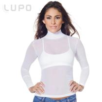 Camisete Feminina Segunda Pele Gola Alta Transparente Fio 40 Camisete Feminina Segunda Pele Gola Alta Transparente Fio 40