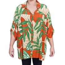 Camisete Feminino Doce Brisa Estampado 100% Viscose Plus Size