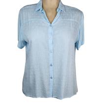 Camisete Feminino Doce Brisa Pipoquinha Plus Size Azul