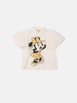Camisete minnie dourada animê.