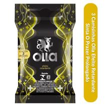 Camisinha Olla Efeito Retardante Com 3 Unidades Camisinha Olla Efeito Retardante Com 3 Unidades