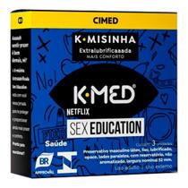 Camisinha Preservativo Masculino Extra Lubrificada K-misinha K-med 1x3 Unidades Cimed