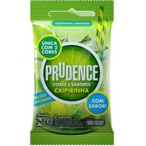 Camisinha Preservativo Prudence Cores e Sabores Pacote com 3 unidades
