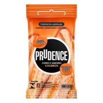 Camisinha Preservativo Prudence Cores e Sabores Pacote com 3 unidades
