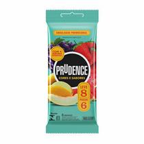 Camisinha Prudence Mix Cores E Sabores Com 8 Preservativos