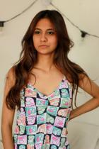 Camisola alça estampado preguicinhas Camisola alça estampado preguicinhas