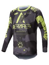 Camisola Alpinestars Racer Hollow Dark Camo/Amarelo Fluo XL