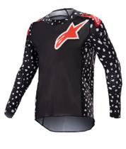 Camisola Alpinestars Youth Racer North Preta/Vermelha Neon Yxl