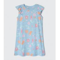 Camisola + Assessório de Cabelo Infantil Fundo do Mar Hering Camisola + Assessório de Cabelo Infantil Fundo do Mar Hering