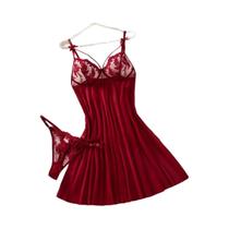 Camisola Bordada Vermelha Vinho Para Mulheres Elegante Confortável Design Com Laço Semi Transparente