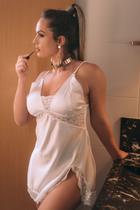 Camisola Cetim Luxuosa Reveillon Nupcias Noiva Lua de mel