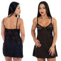 Camisola Charmosa na cor Preta - Pimenta Sexy