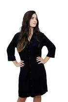 Camisola Chemise Ciclos da Lua Amanda - Preto Camisola Chemise Ciclos da Lua Amanda - Preto