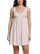 Camisola Curta Amamentação Paulienne 529.75 Feminina Estampada Viscolycra T. 42/50