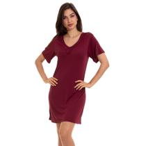 Camisola Curta com Renda Vinho Sepie 1001 Liganete