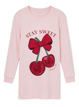 Camisola Curta Daisy Days 30.38.0002 Infantil Cerejas Algodão T. 04/08 Camisola Curta Daisy Days 30.38.0002 Infantil Cerejas Algodão T. 04/08