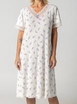 Camisola Curta Inspirate 170450 Feminina Homewear Renda e Viscose T. M/GG Camisola Curta Inspirate 170450 Feminina Homewear Renda e Viscose T. M/GG