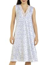 Camisola Curta Inspirate 171080 Feminina Estampada Renda e Microfibra T. P/GG Camisola Curta Inspirate 171080 Feminina Estampada Renda e Microfibra T. P/GG