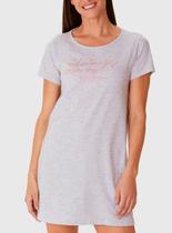 Camisola Curta Malwee 1000130656 Feminina Estampada Algodão T. P/XGG Camisola Curta Malwee 1000130656 Feminina Estampada Algodão T. P/XGG