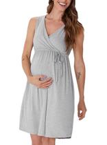 Camisola Curta Maternidade Malwee 1000133225 Feminina Viscose Stretch T. P/XGG Camisola Curta Maternidade Malwee 1000133225 Feminina Viscose Stretch T. P/XGG