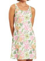 Camisola Curta Recco B0140 Feminina Regata Estampada Poliéster T. 42/46