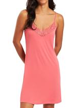 Camisola Curta Recco B0205 Feminina Decote V Renda e Microfibra T. 40/48 Camisola Curta Recco B0205 Feminina Decote V Renda e Microfibra T. 40/48