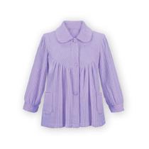 Camisola de Flanela Macia com Botões - Lavanda Camisola de Flanela Macia com Botões - Lavanda