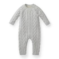 Camisola de malha cinzenta Romper Hope & Henry Layette