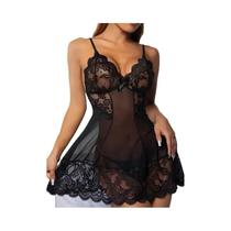 Camisola De Renda Vermelha Sem Costas, Roupa De Dormir Feminina, Lingerie Sexy, Mini Vestido Com