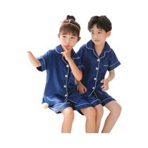 Camisola De Seda De Manga Longa Para Meninas, Roupas De Descanso Para Crianças Na Primavera E