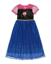Camisola Disney Girls' Frozen Fantasy Gown Happy Anna 2 3T Camisola Disney Girls' Frozen Fantasy Gown Happy Anna 2 3T
