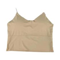 Camisola Esportiva Sem Costura Em Seda Gelada Para Mulheres, Top Com Almofadas Sem Fio Camisola Esportiva Sem Costura Em Seda Gelada Para Mulheres, Top Com Almofadas Sem Fio