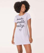 Camisola Estampa Frase Manga Curta Marisa-46016 Camisola Estampa Frase Manga Curta Marisa-46016