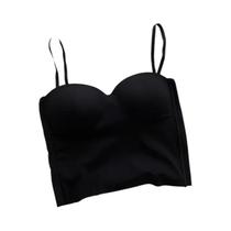 Camisola Feminina 4 Cores Fitness Crop Tops Verão Elegante Sexy Casual Estética Sólida