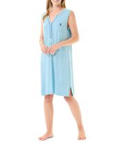 Camisola Feminina Estampa de Corações Macia Turquesa Lohe Camisola Feminina Estampa de Corações Macia Turquesa Lohe