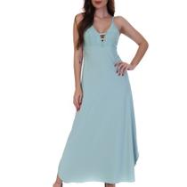 Camisola Feminina Longa Decote Tiras
