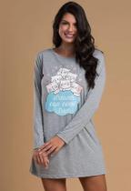 Camisola Feminino Gatinhos Dreams Mescla