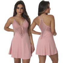 Camisola Gabriela Nadador de Microfibra Light e Renda